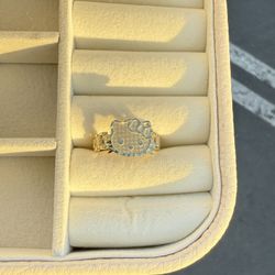 Brand New 10k Hello Kitty Rolex Ring