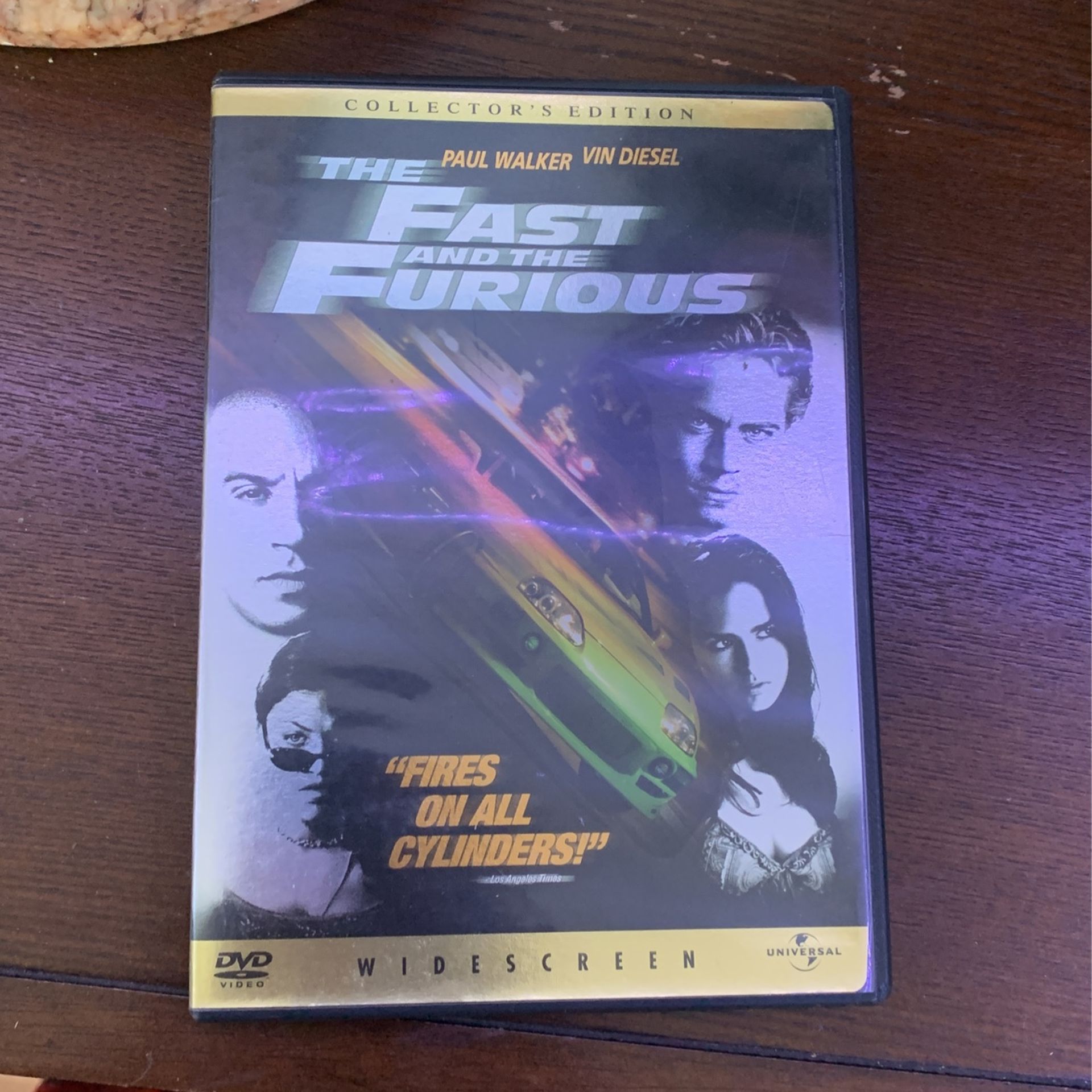 Fast And Furious DVD Collectors Edition