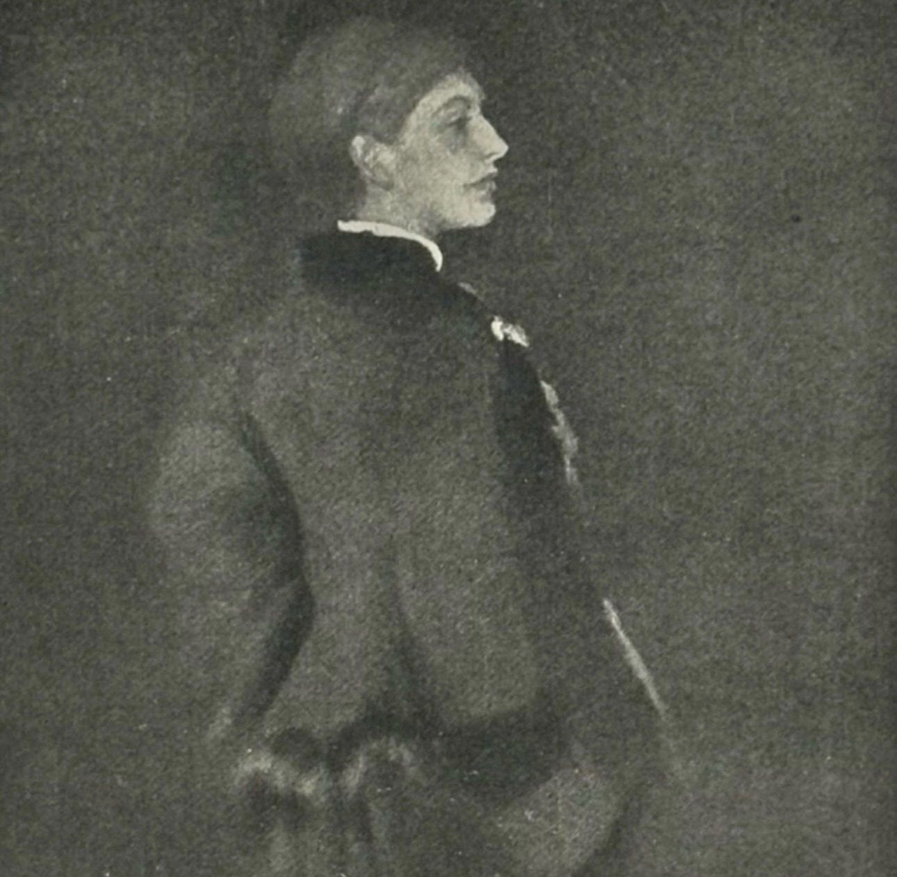 PORTRAIT OF ROSE CORDER 1907 James Abbott McNeill Whistler Art Print Original