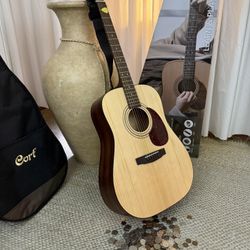 Cort Acoustic Guitar Earth Pack