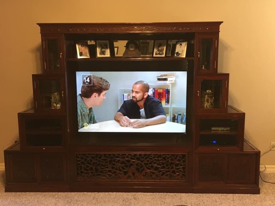 Chinese Rosewood Entertainment Center