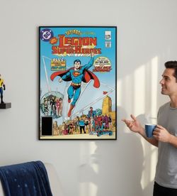 1981 Legion Super Heroes #280 Cover (16" X 12") Replica Poster Print DC Comics NO FRAME POSTER PRINT ONLY. New Condition. 
This is a cover print of th