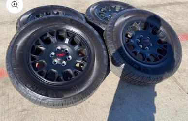 18 inch Trd rims and tires (only 300 miles driven)