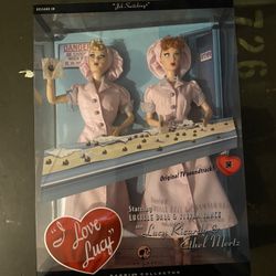 I Love Lucy Job Switching Barbie Dolls