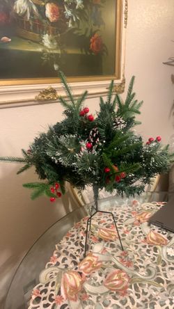 Artificial Christmas Tree Tabletop Decoration with Lights