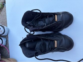 Kids black/gold shoes size 13c