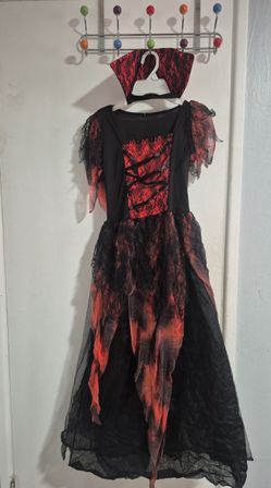 Girls Halloween Vampire Costume Dress