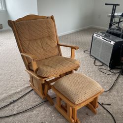 Glider With Ottoman