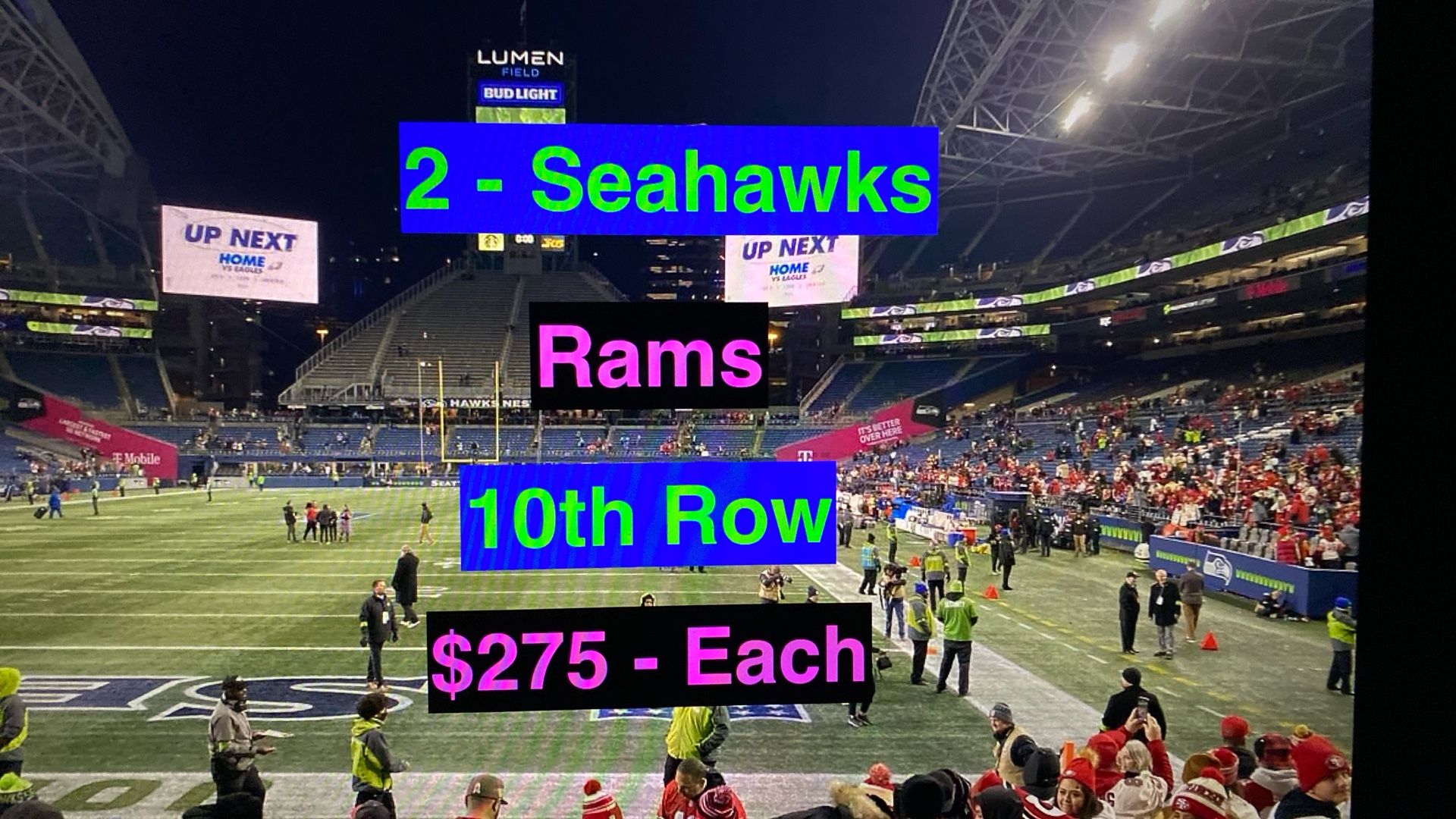Seahawks Rams Tickets