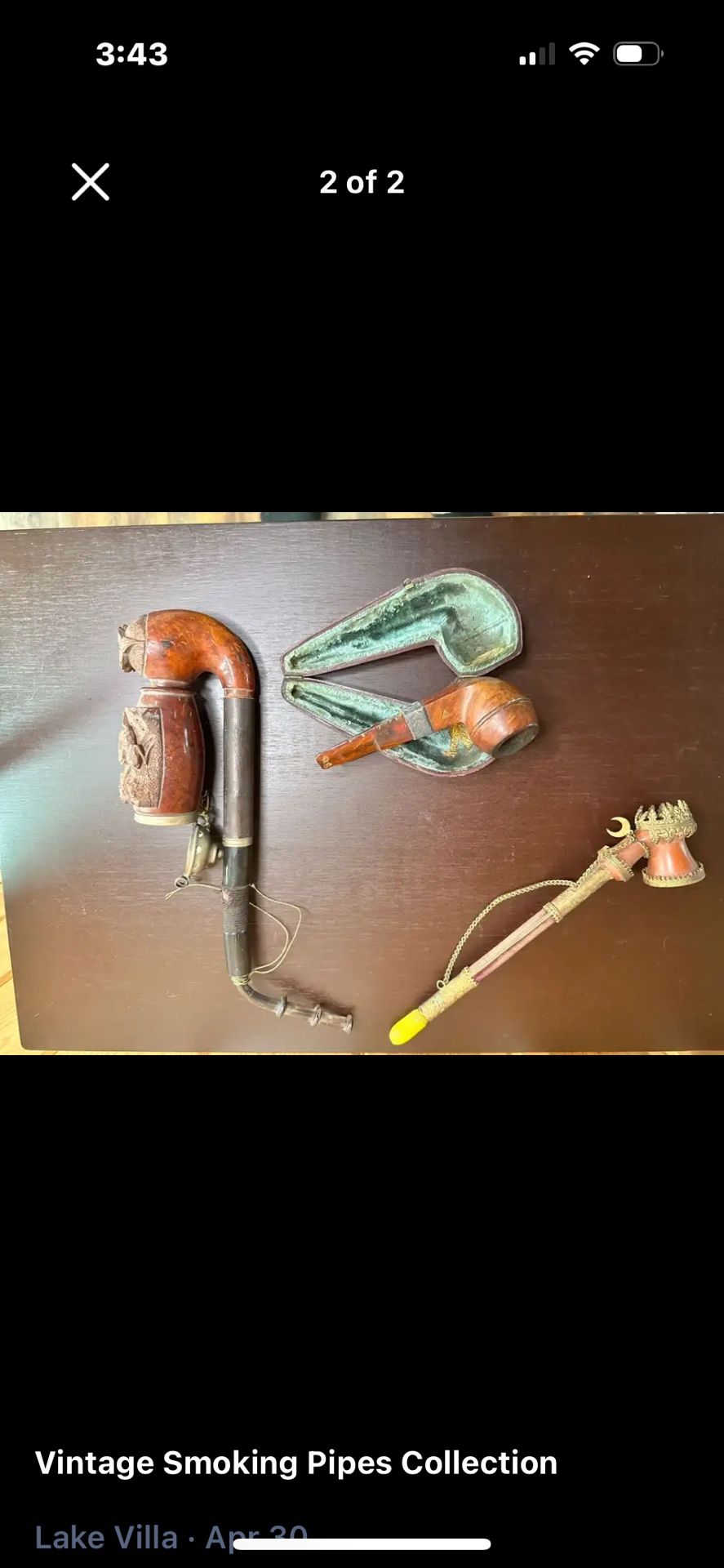 Vintage Smoking Pipes Collection