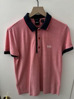 Hugo Boss Men’s Slim Fit Polo (Pink)