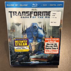 Transformers: Dark of the Moon (3D Blu-ray/DVD, 4-Disc Set) Movies