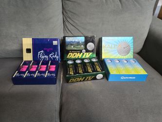 36 Brand New Golf balls new in box Dunlop spalding taylormade