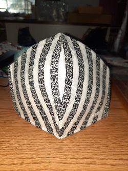 White n Black Tribak Mask