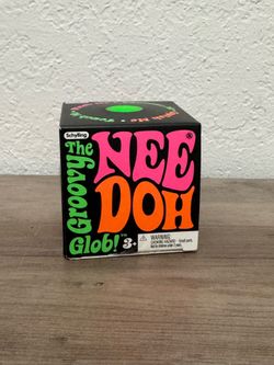 Schylling NeeDoh Original The Groovy Glob! Squishy Green Toy [New][Sealed]