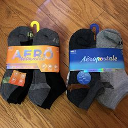 NWT Aeropostal men’s cushioned arch support low cut socks 16 pairs 