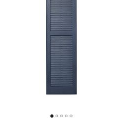 Royal Blue Window Shutters (12 Sets Of 2)