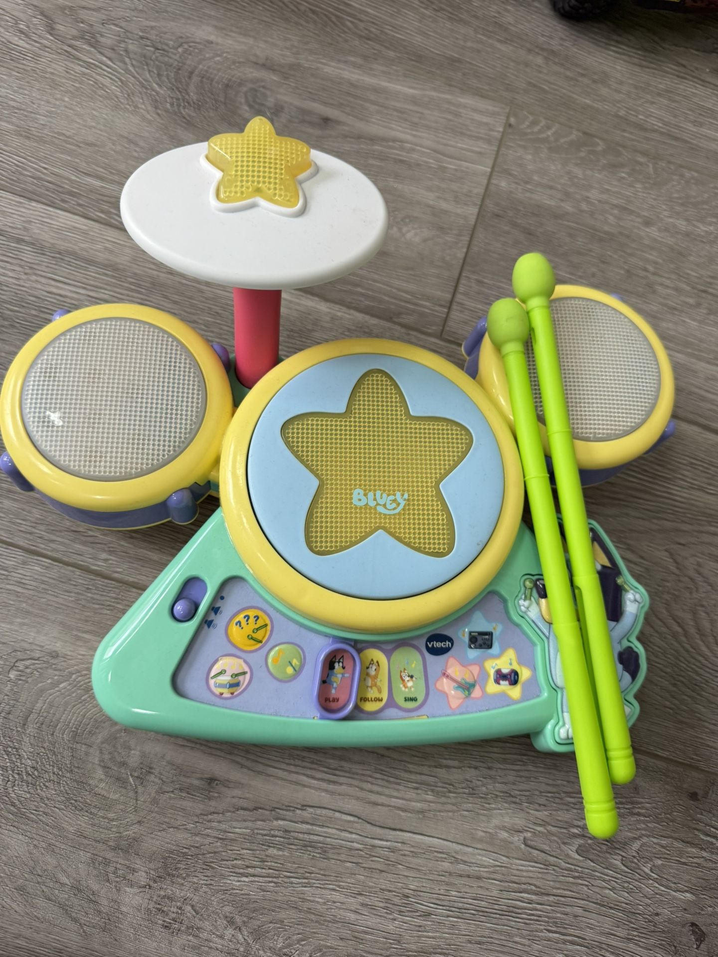 VTECH BLUEY DRUM SET