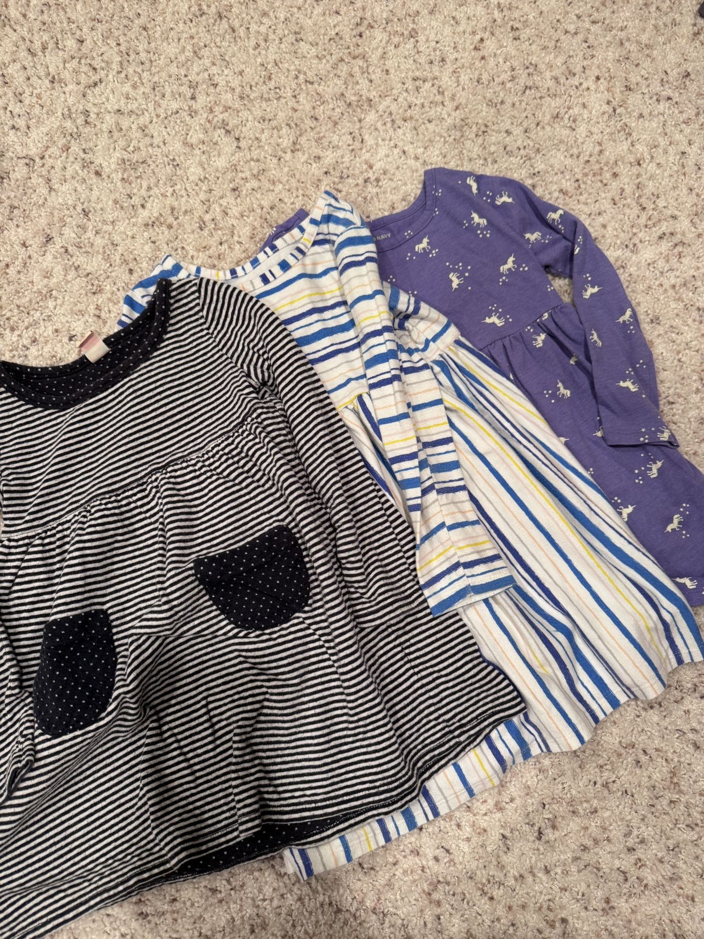 Girls Long Sleeve Dresses Bundle
