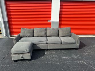 Small grey sectional