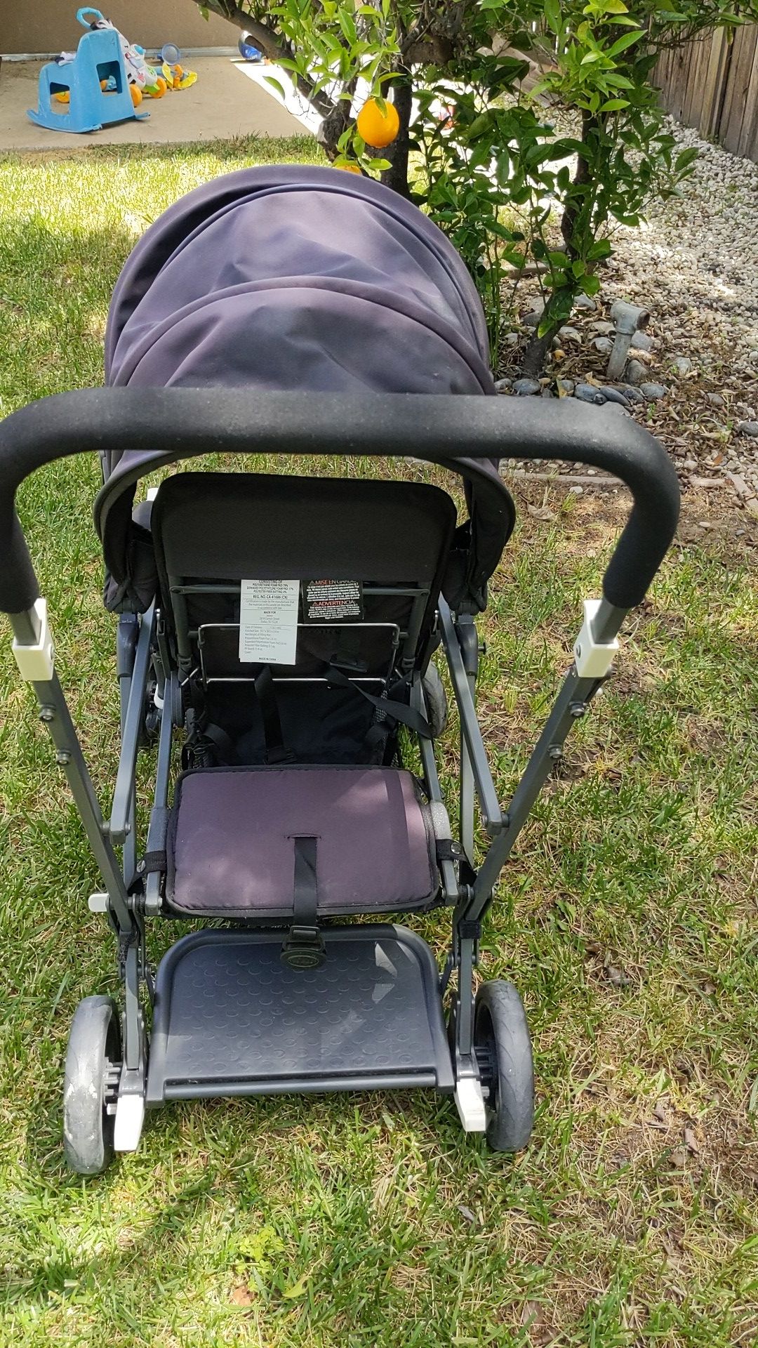 Double kid stroller