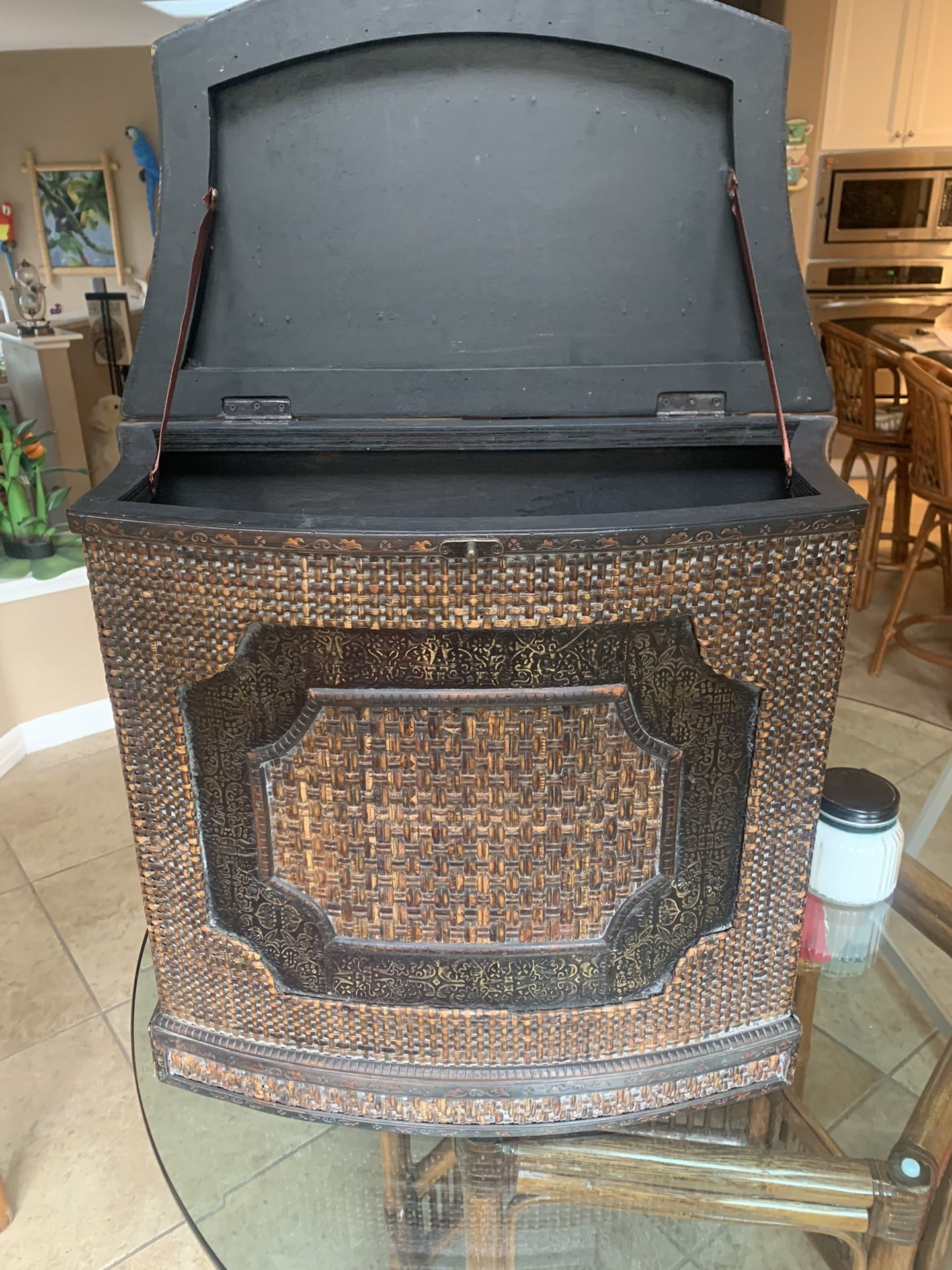 Wicker Storage Chest