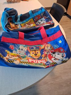 Paw patrol kids duffel bags