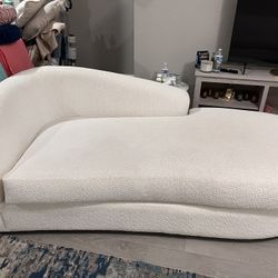 2 Rooms To Go Sectional Couch & Chaise, White (BOTH) 525 each