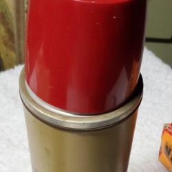  Vintage Polly Red Top Thermo by The American Thermos Bottle Company
