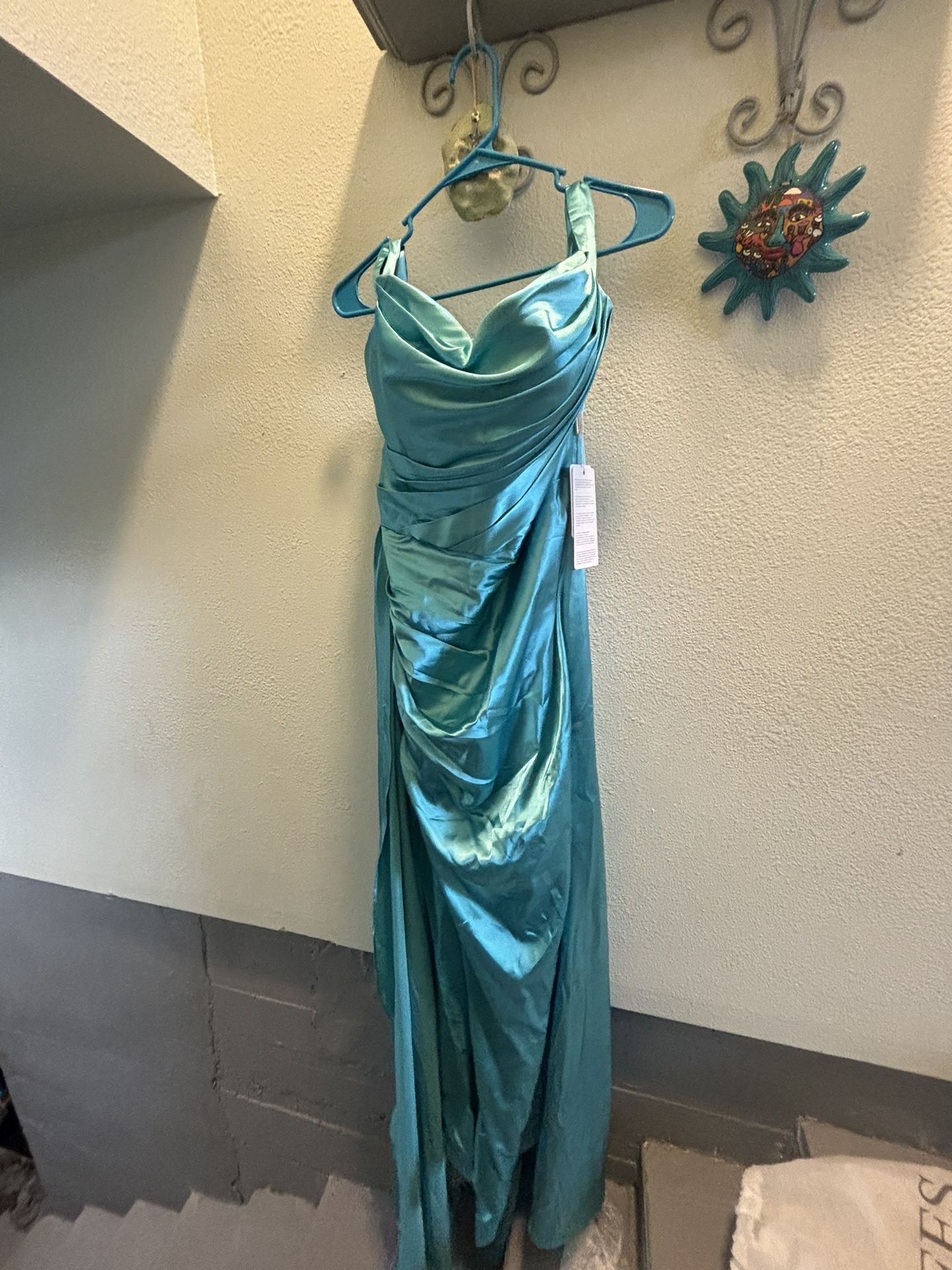 Ice Blue Prom Dress