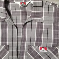 Ben Davis 1/2 Zip Work Shirts Size Large