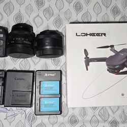 Canon EOS RP + Lenses + Accessories + Drone (Complete Photo & Video Bundle)