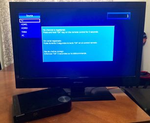 EMERSON (32”) & SAMSUNG BLUE-RAY