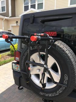 Allen Sports Deluxe 2-Bike Spare Tire Rack