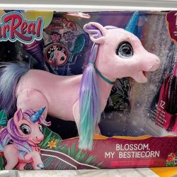 NEW FurReal Blossom My Bestiecorn Unicorn Plush Toy