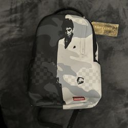 SPRAYGROUND SCARFACE BACKPACK FROM ORIGINAL DROP 