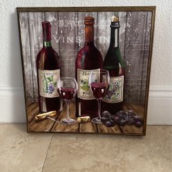 Red Wine Wall Art 