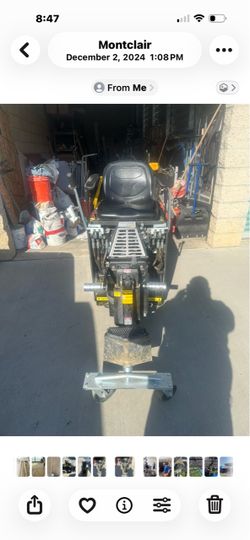 Ride-On Floor Scraper / Stripper Machine