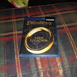 The Lord of the Rings 3 Film Collection Bluray Disc Theatrical Versions Promo....New