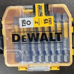 Dewalt 15piece 2" T25 BITS