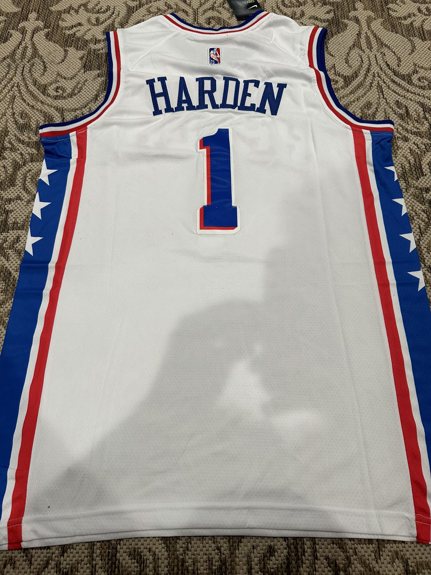 New James Harden Philadelphia 76ers Jersey Size Large for Sale in Hoffman  Estates, IL - OfferUp