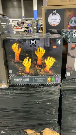 Member's Mark Zombie Hand Stake Lights Set of 4 $30