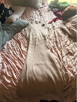 Rachel Zoe Ribbed Knit Sweater Midi Dress  size s