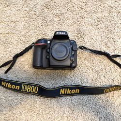 Nikon D800 (2,035 Shutter Count)