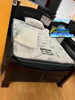 Queen double sided mattress and Boxspring bed set Colchon y tambor