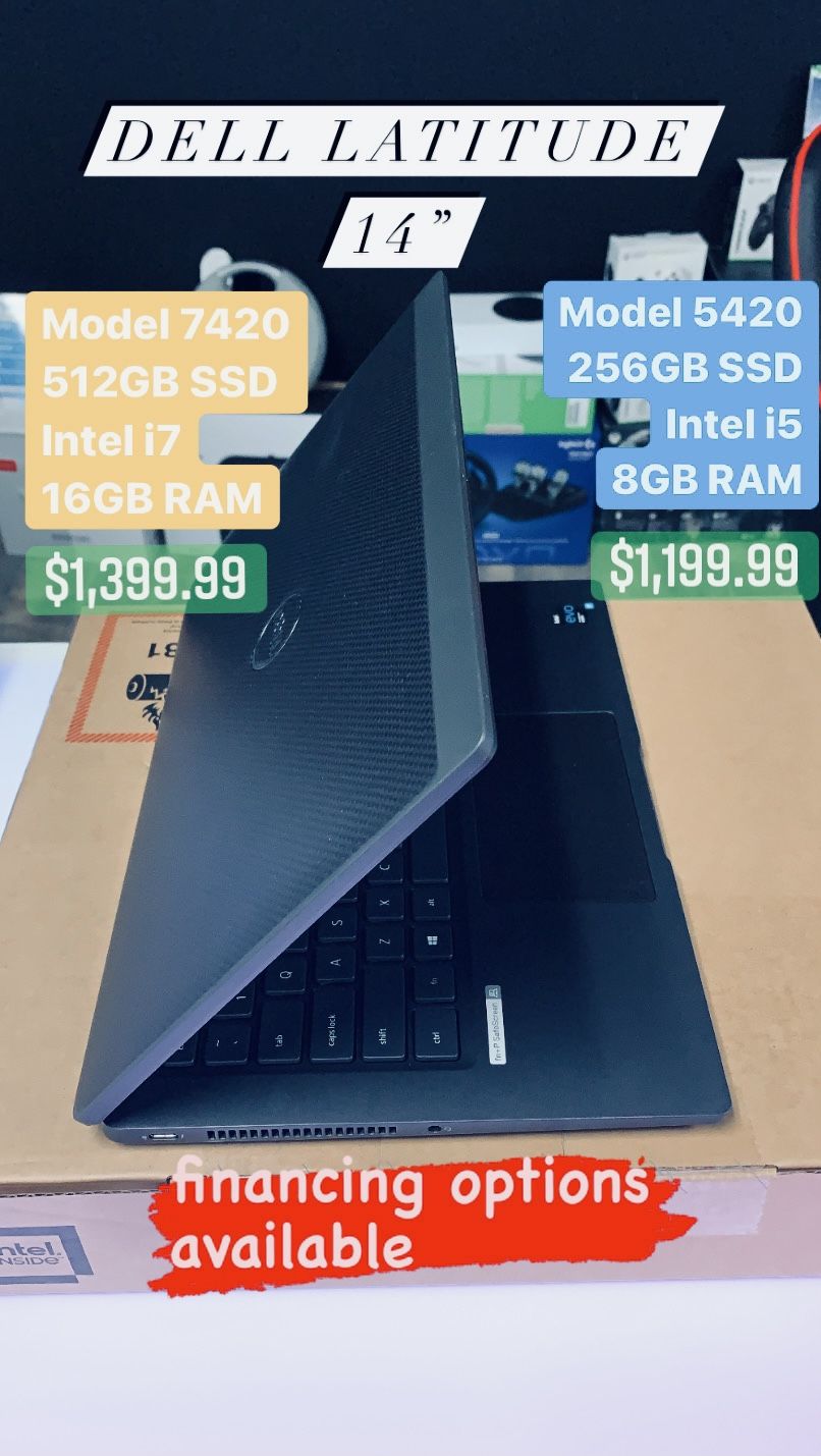 Dell Latitude 5420 14” 256GB SSD Intel i5 8GB RAM