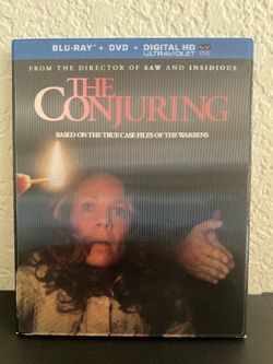 The Conjuring Blu-Ray/DVD w/ Lenticular Slipcover. No digital. Used.