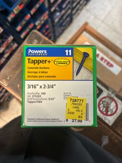 Tapcons