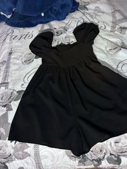 2 black short jumpers