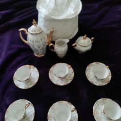 Silver 1930s China Set Complete